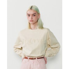 Signature Embo Sweat Shirt (Beige)