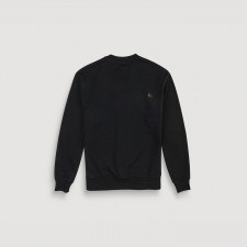 Signature Embo Sweat Shirt (Black)