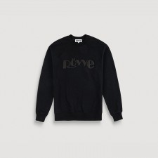 Signature Embo Sweat Shirt (Black)