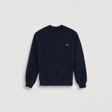 Signature Embo Sweat Shirt (Navy)