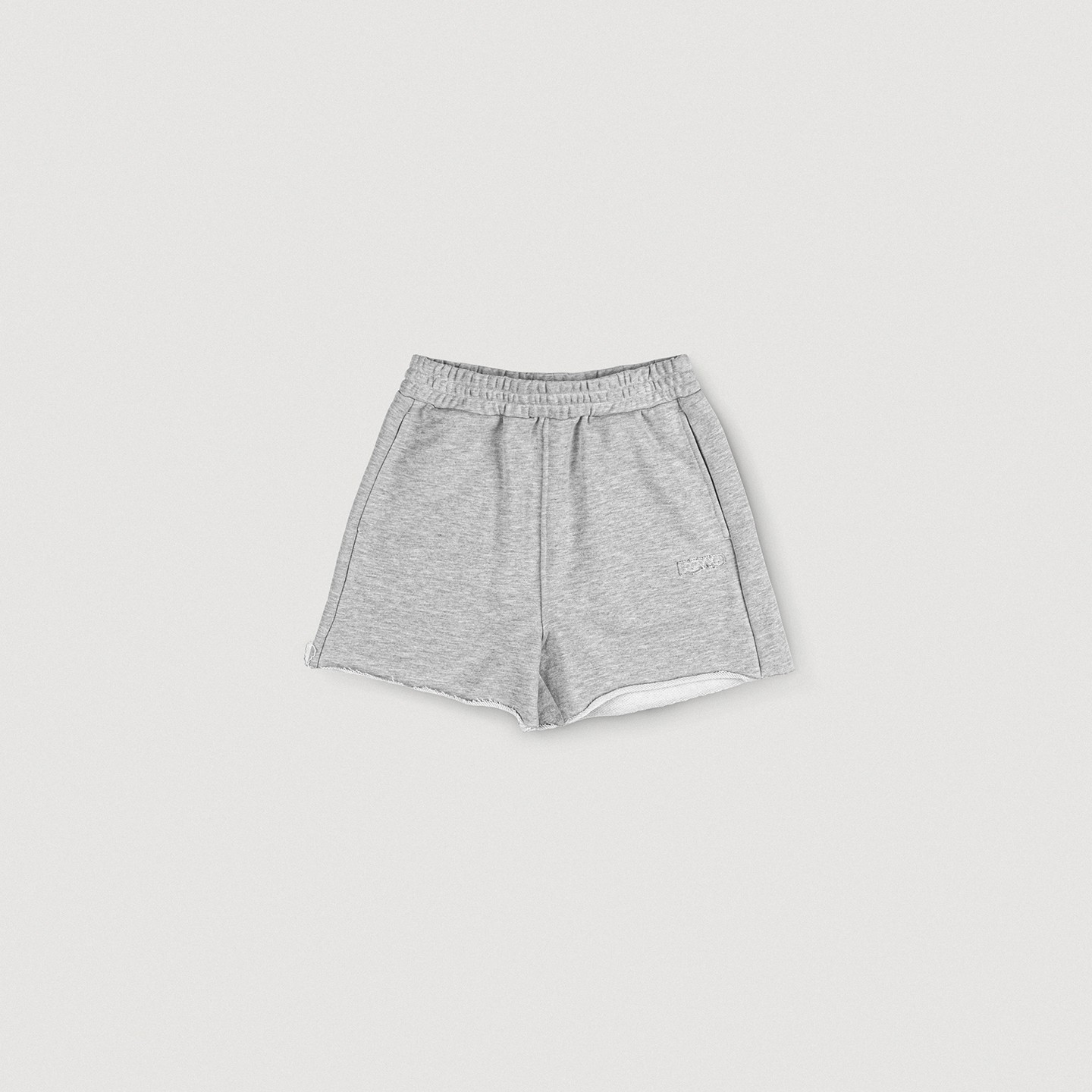 Cut Off Logo Shorts (Gray)