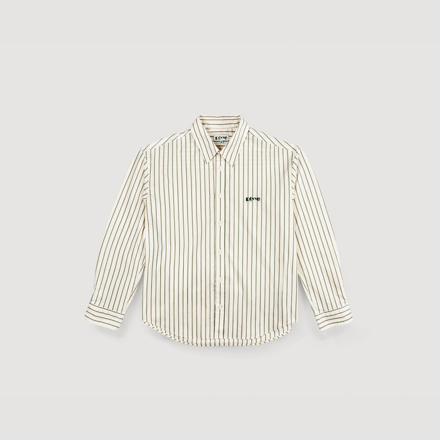 Cotton Stripe Shirt (Green)