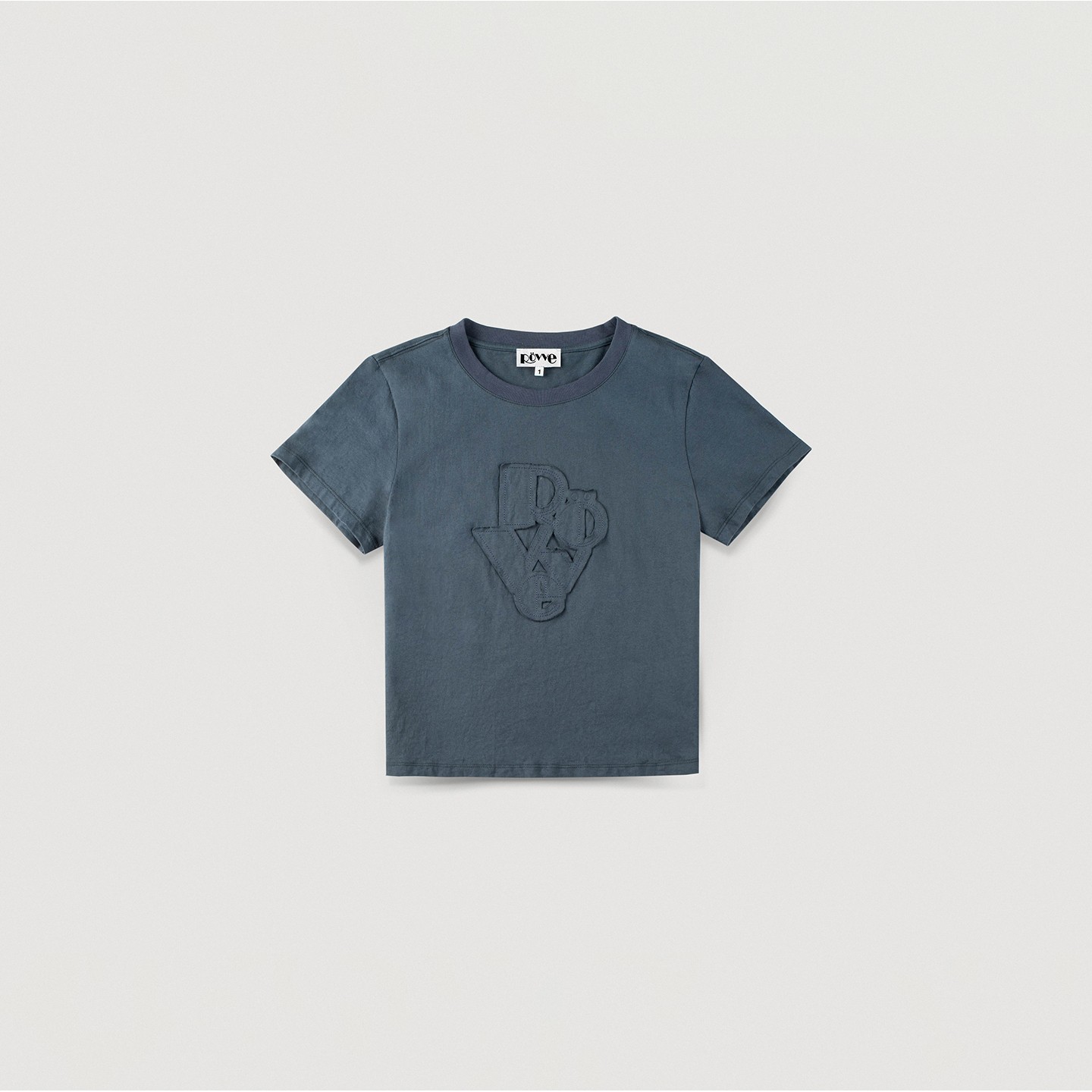 Woman Cut Off T-shirt (Navy)