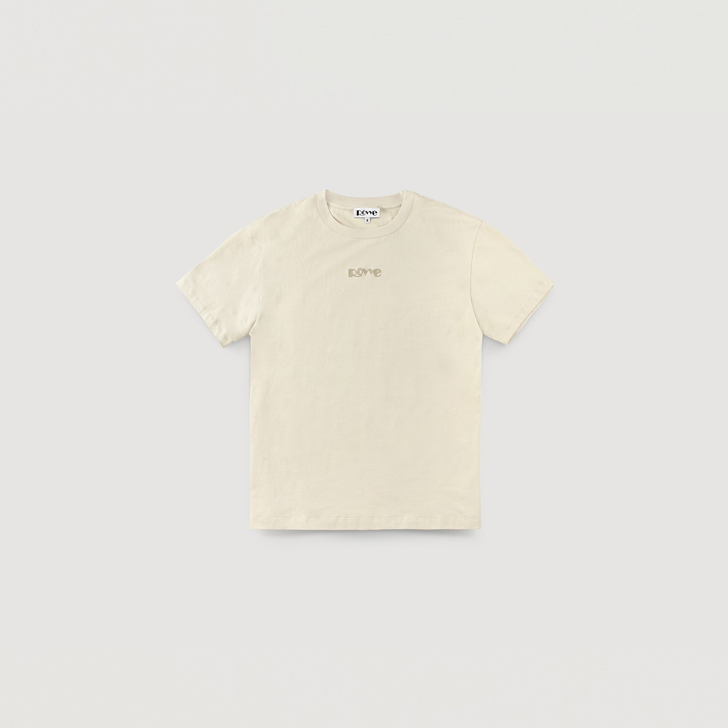 Two techniques Graphic T-shirts (Beige)