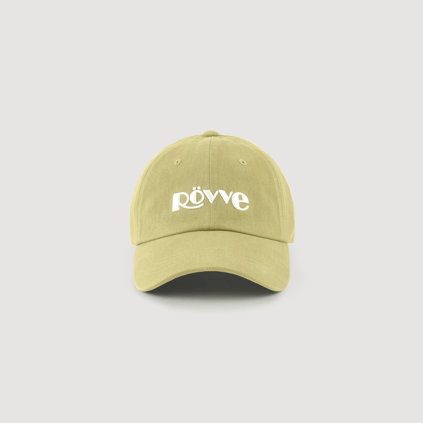 Bio Washed Logo Cap (Beige)