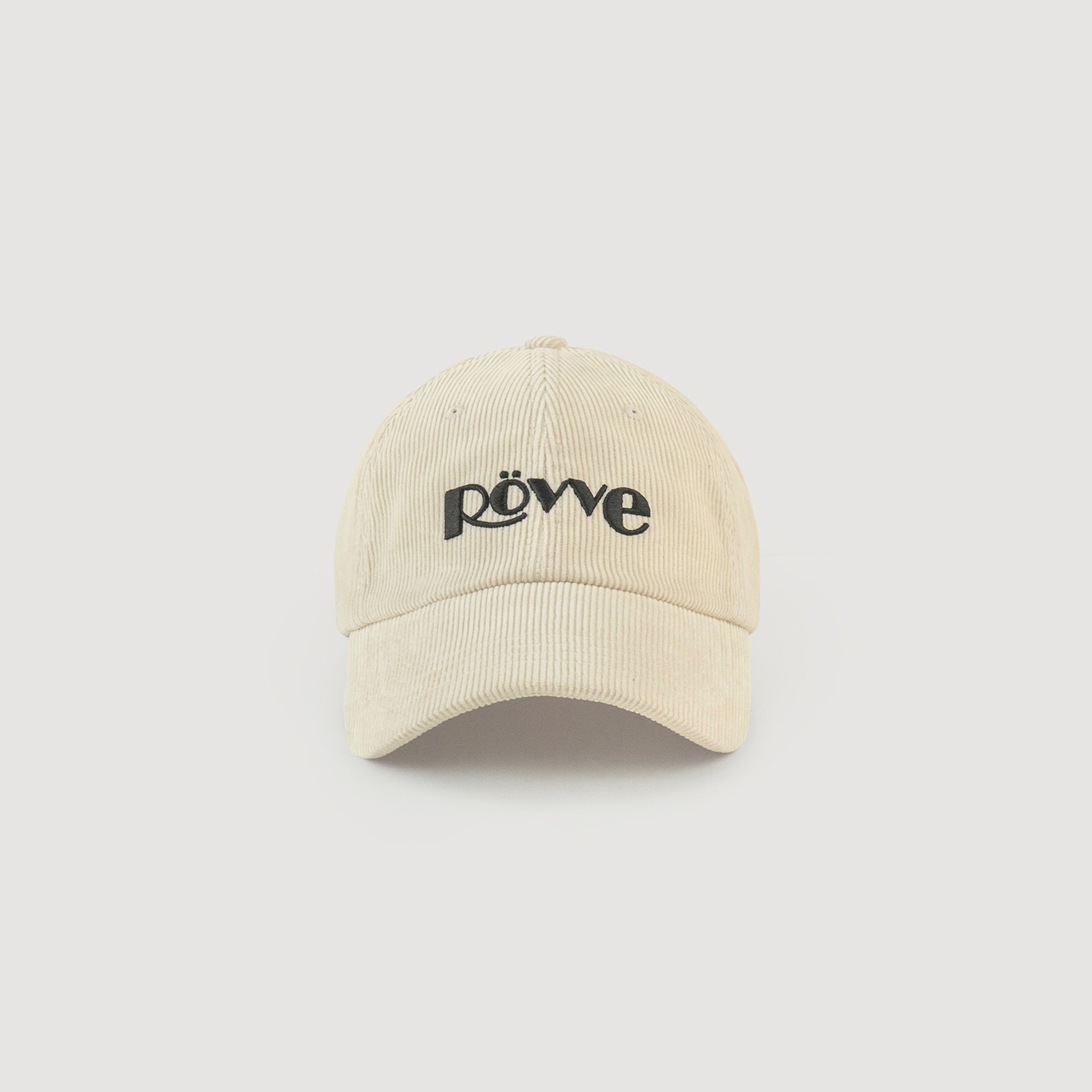 Corduroy Logo Cap (Cream)