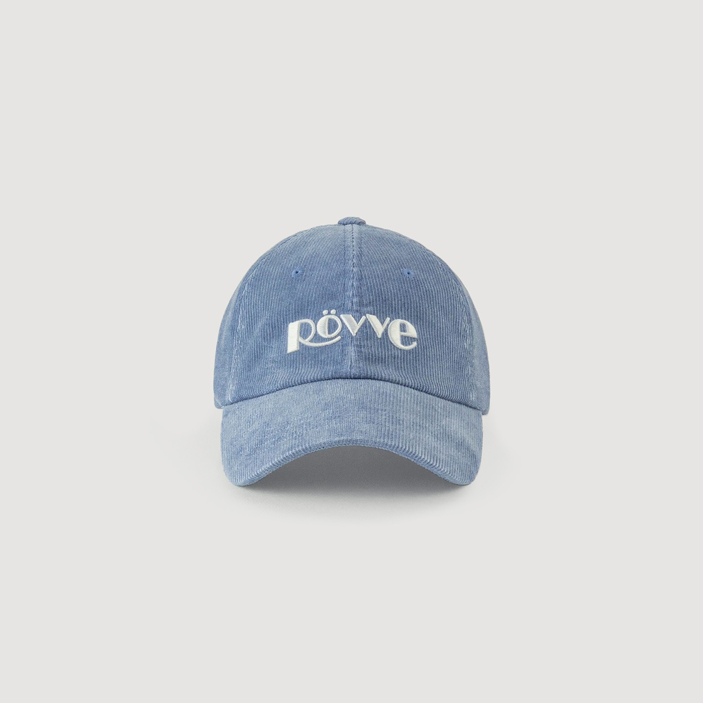 Pigment Corduroy Logo Cap (Light Blue)