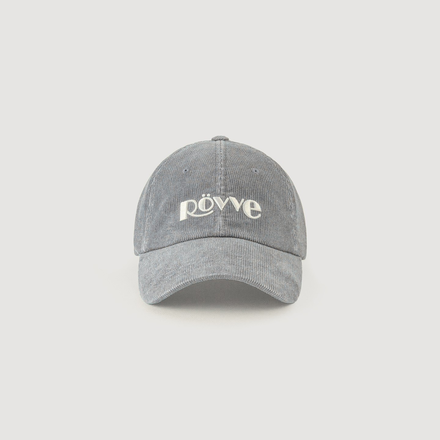 Pigment Corduroy Logo Cap (Light Gray)